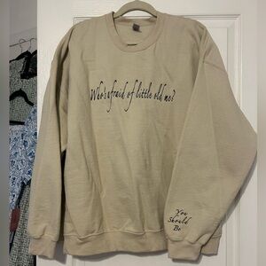 Taylor Swift Inspired Who’s Afraid of Little Old Me sweatshirt